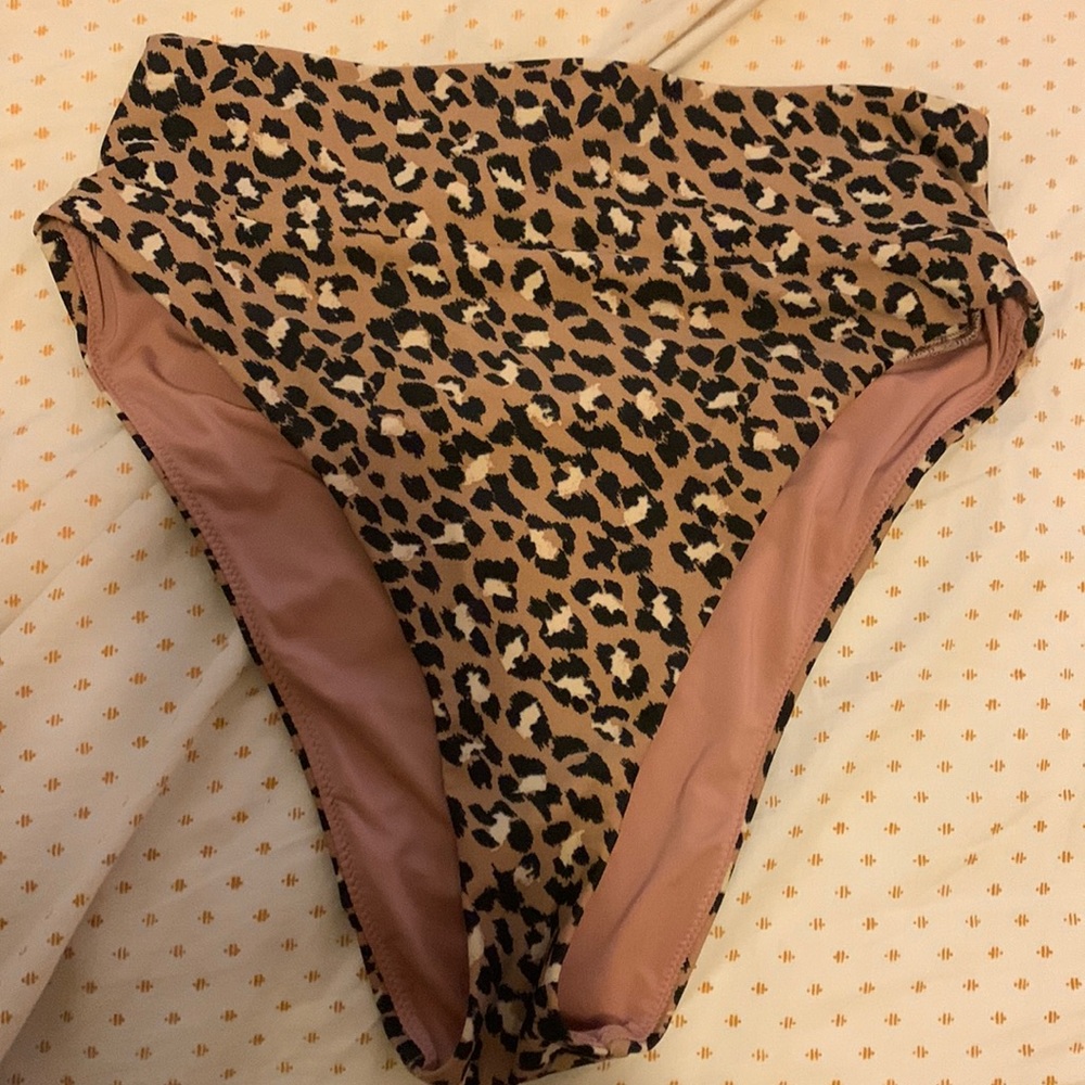 Aerie High Cut Cheeky in Leopard